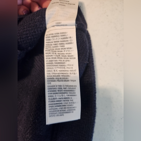 Abercrombie & Fitch Cardigan‎ Mens M Navy Letterman Sweater University Logo - Picture 7 of 11